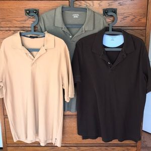 Bundle of three,  Lands End men’s large polos